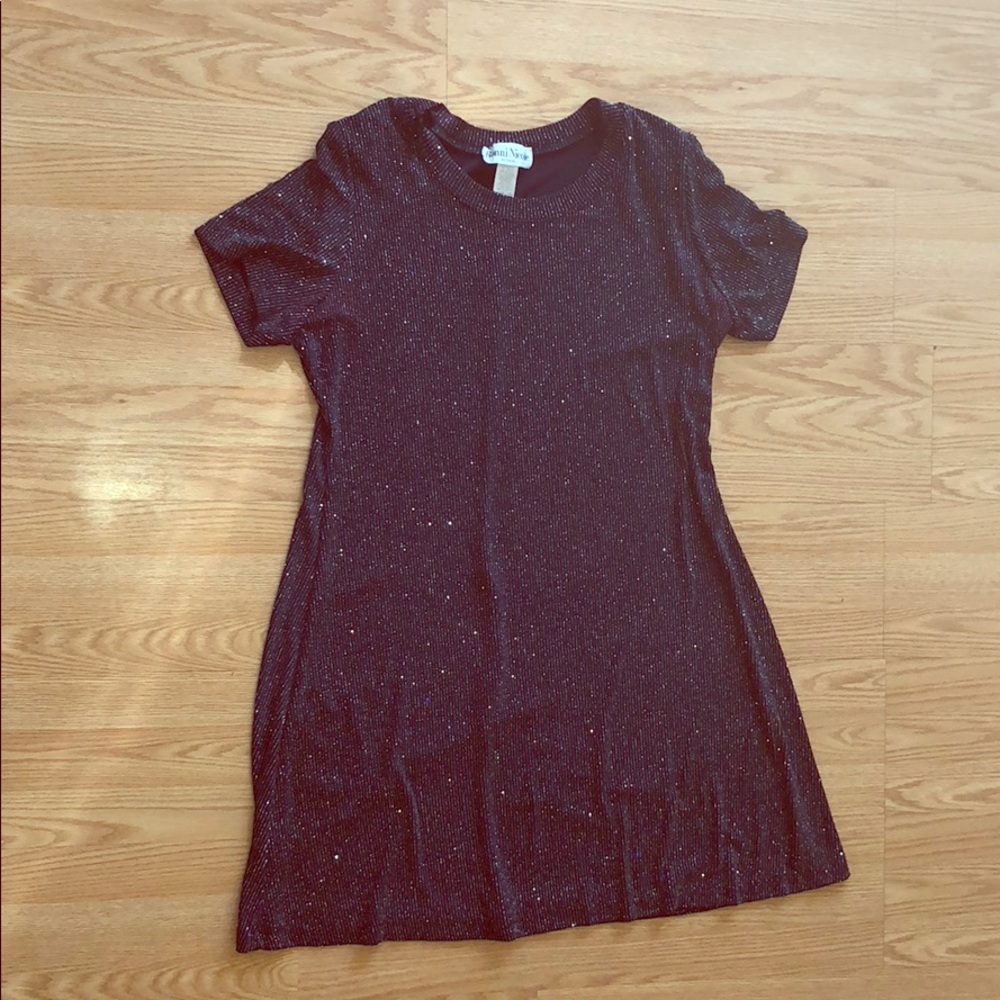 A beautiful deep blue sequence event dress